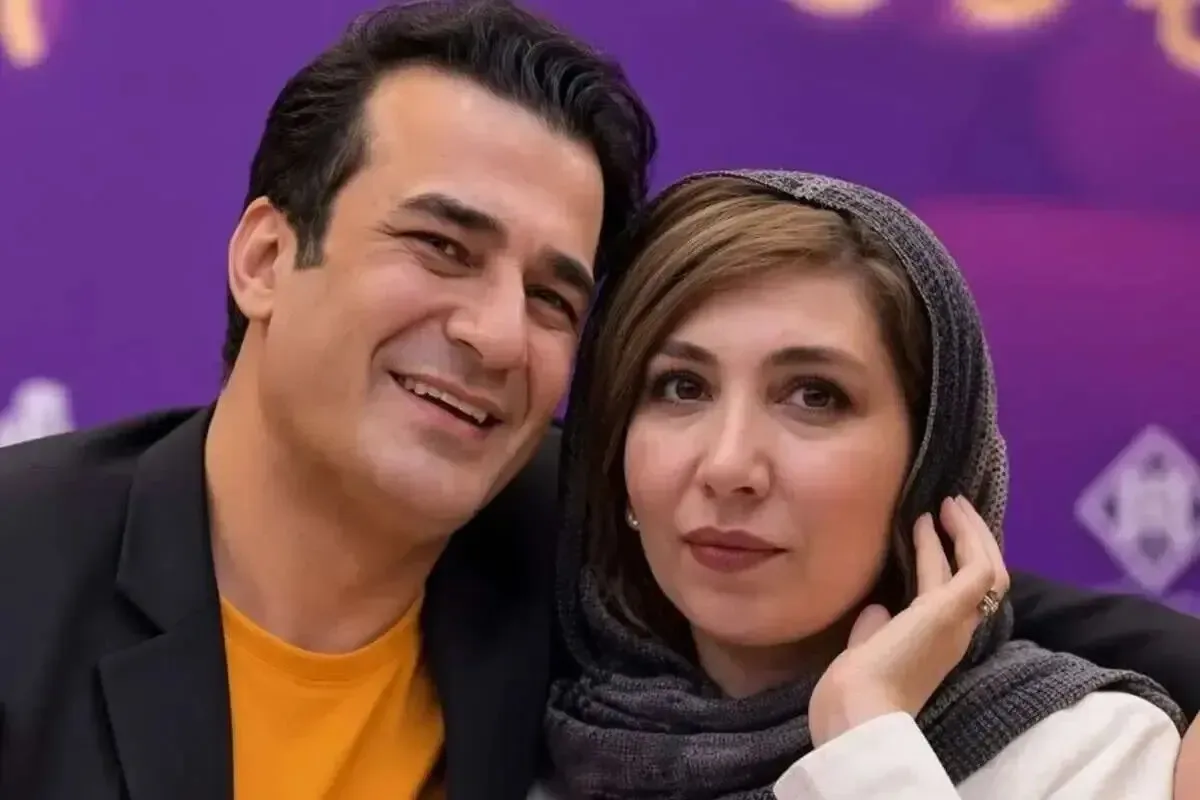 قاب جدید و تماشایی از یوسف تیموری در کنار همسر دومش در یک مراسم خاص!
