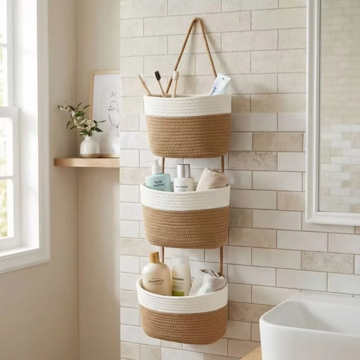 سبد نظم دهنده حمام و دستشویی