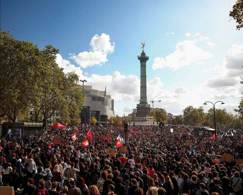 گسترش دامنه تظاهرات در فرانسه؛ ۵۰۰ نفر دیگر بازداشت شدند
