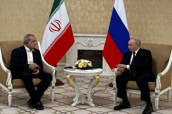 پوتین در دیدار با پزشکیان: ایران تلاش واقعی برای پایان نزاع در خاورمیانه انجام میدهد / سلام من را به رهبر ایران برسانید