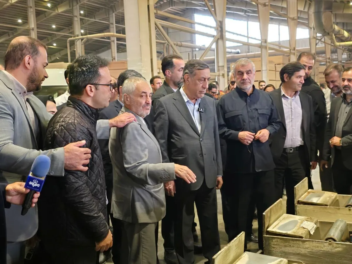 افتتاح طرح تولید تخته فیبر خام در اردبیل با حضور قائمپناه