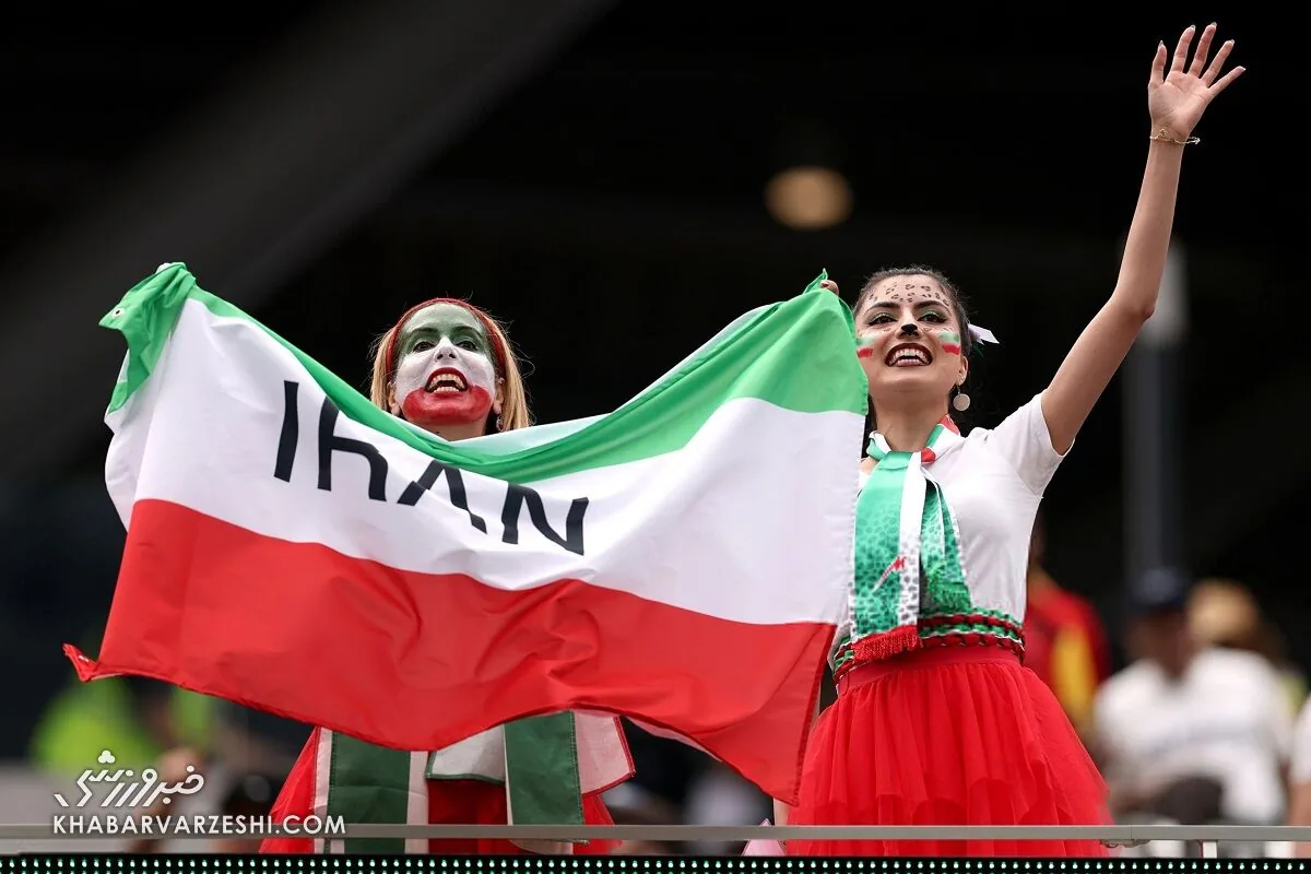 تصاویر گتیایمیجز از دختران طرفدار تیم ملی/ آرایش و گریم خاص در حمایت از ایران مقابل بلژیک +عکس