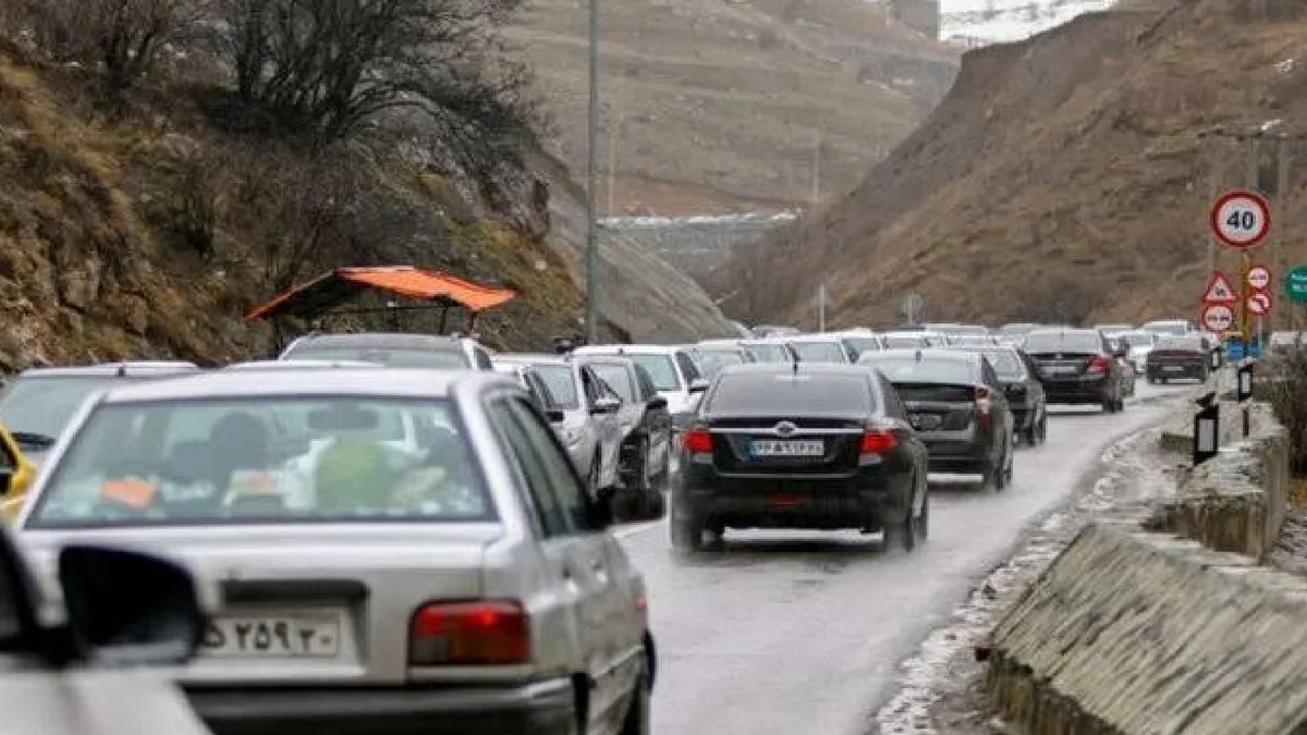 بارش باران و ترافیک نیمهسنگین در محورهای شمالی و منتهی به تهران
