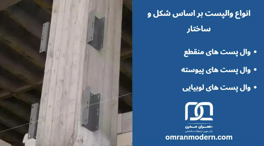 انواع وال پست 