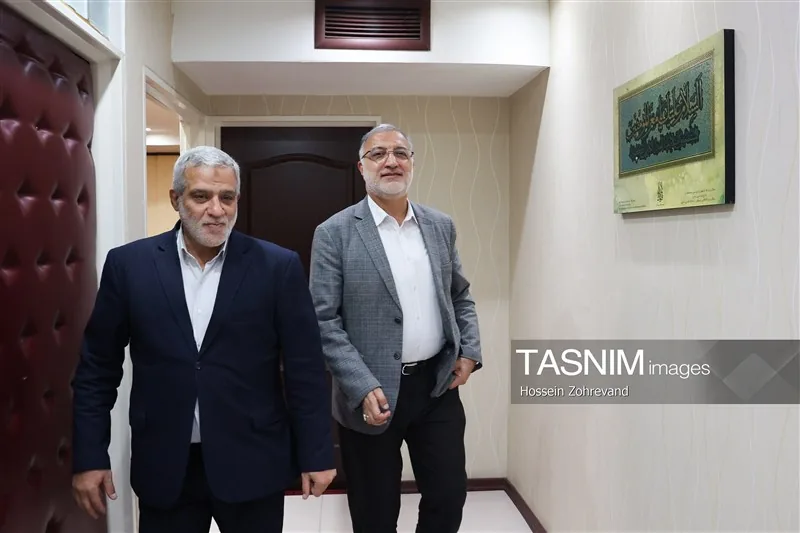 حضور شهردار تهران در خبرگزاری تسنیم