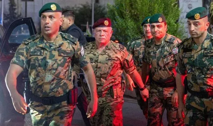 شاه اردن: امنیت اردنیها خط قرمز است