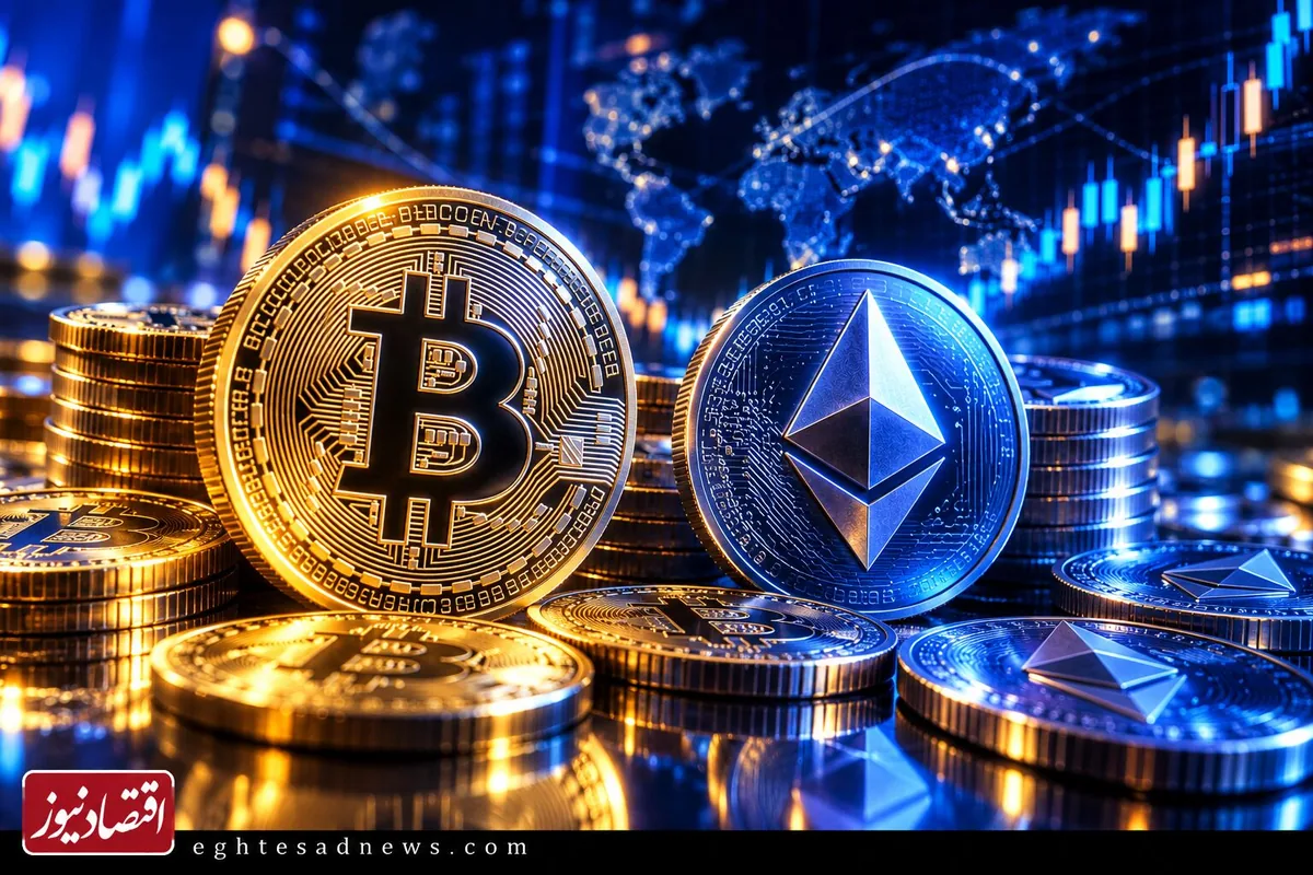 قیمت بیتکوین و اتریوم امروز شنبه ۹ آبان ۱۴۰۵ | کاهش قیمت بیت کوین