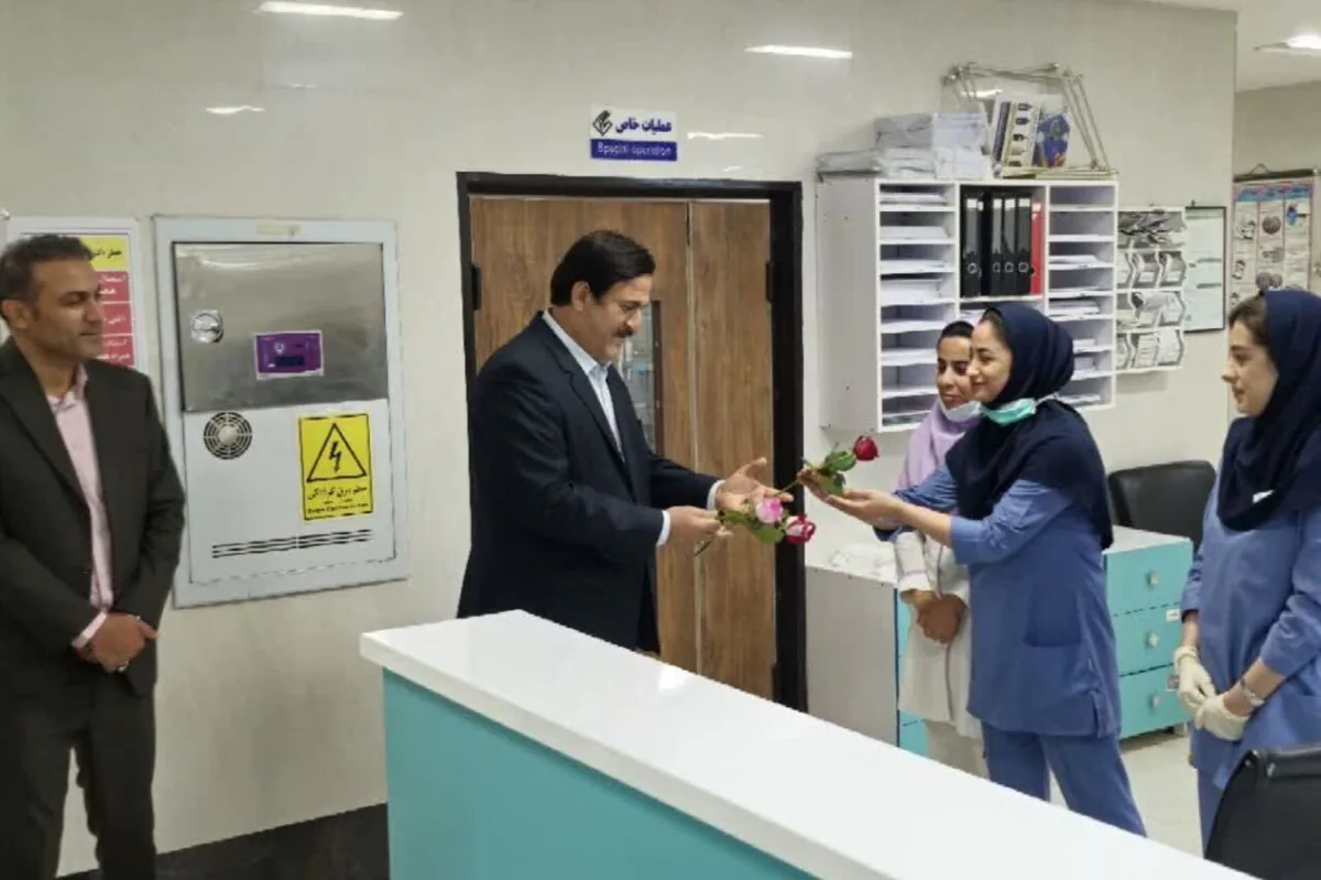 پرستاران بیمارستان بقیةاللهالاعظم (عج) دیلم تجلیل شدند