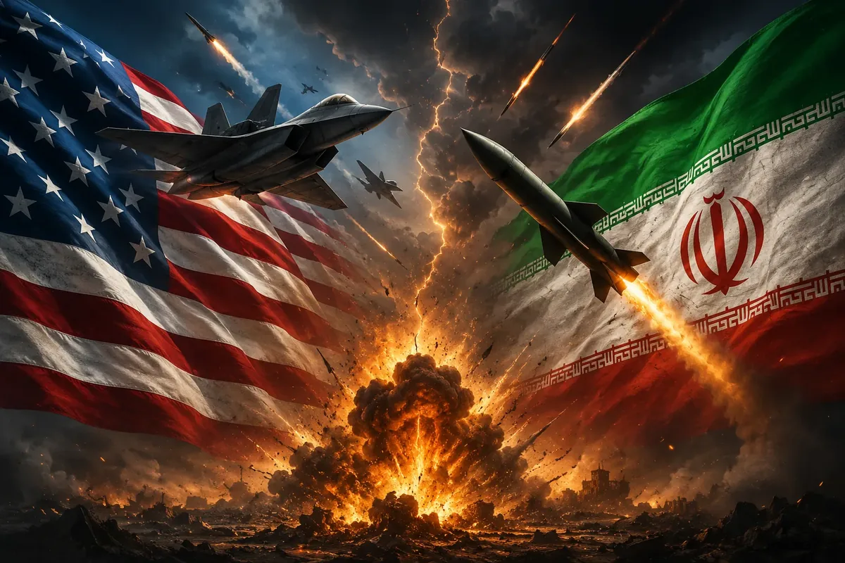 حملات جدید آمریکا علیه ایران / صدای انفجار در نورآباد استان فارس، بندرعباس، کیش، آبادان و بوشهر