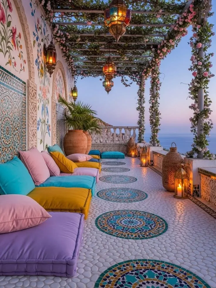 دیزاین بالکن سنتی