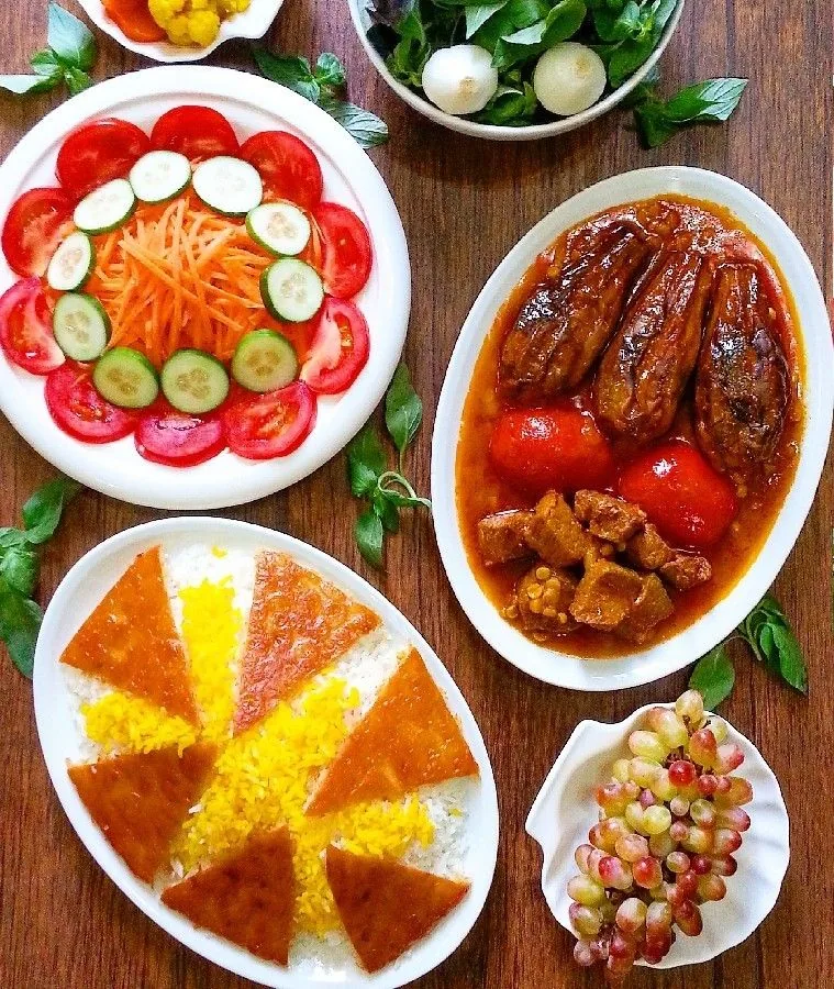 دیزاین میز غذا ایرانی