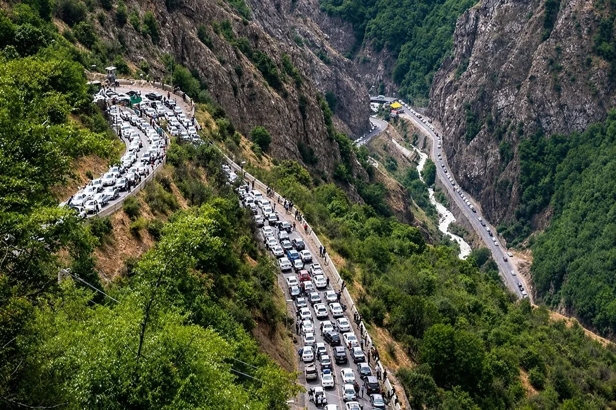 جاده چالوس یکطرفه میشود