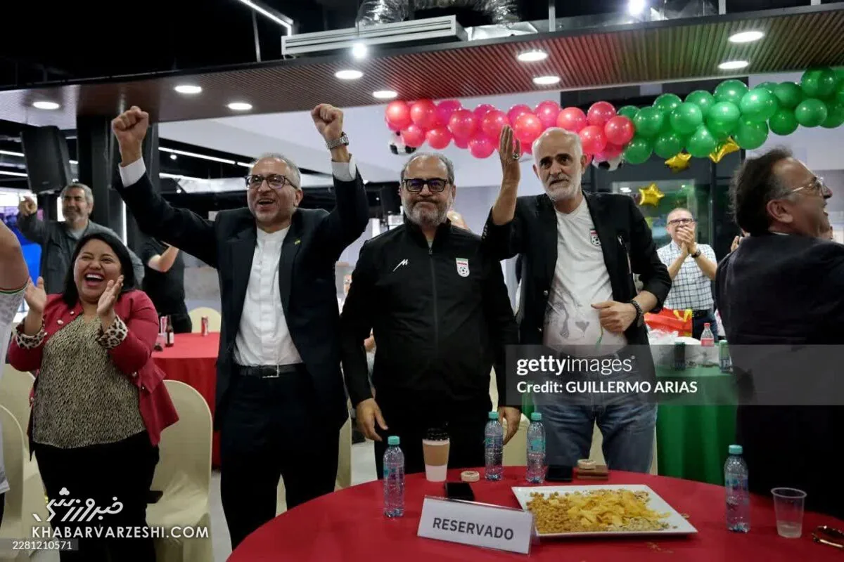 شادی گل جامانده‌های تیم ملی ایران در مکزیک +عکس