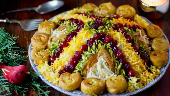 نکات و فوتوفنهای طرز تهیه مرصع پلو