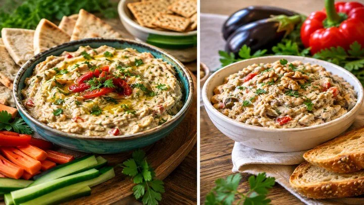 دیپ مرغ و بادمجان؛ ضیافتی از طعمهای کبابی و مخملی