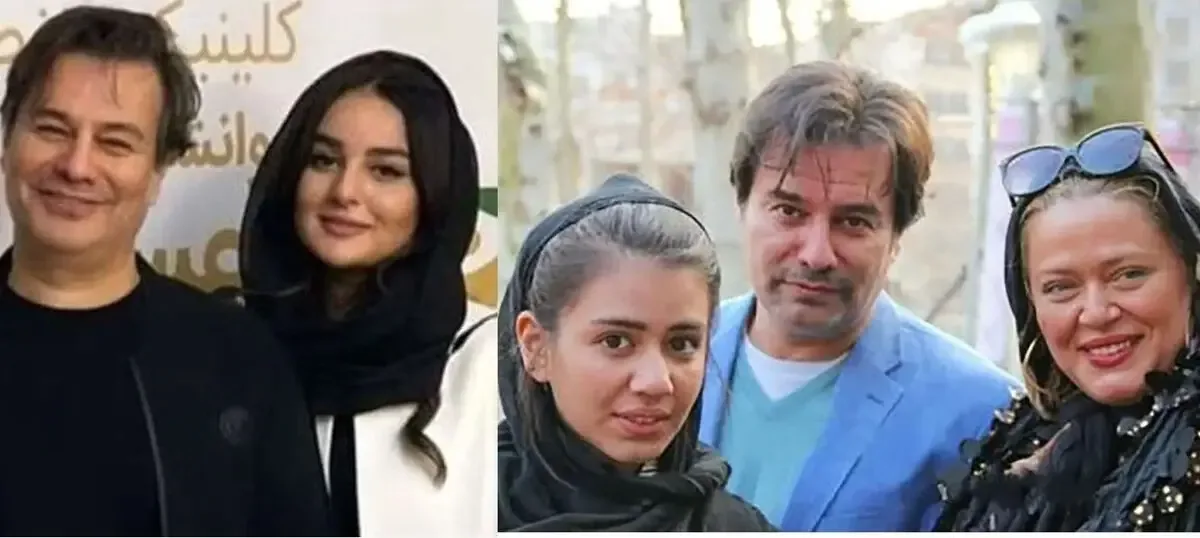 دو دختر پیمان قاسمخانی، یکی از بهاره رهنما و دیگری از میترا ابراهیمی؛ در یک قاب!