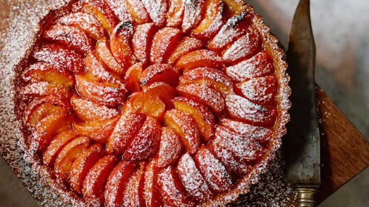 نکات و فوتوفن های طرز تهیه تارت زردآلو به سبک قنادی