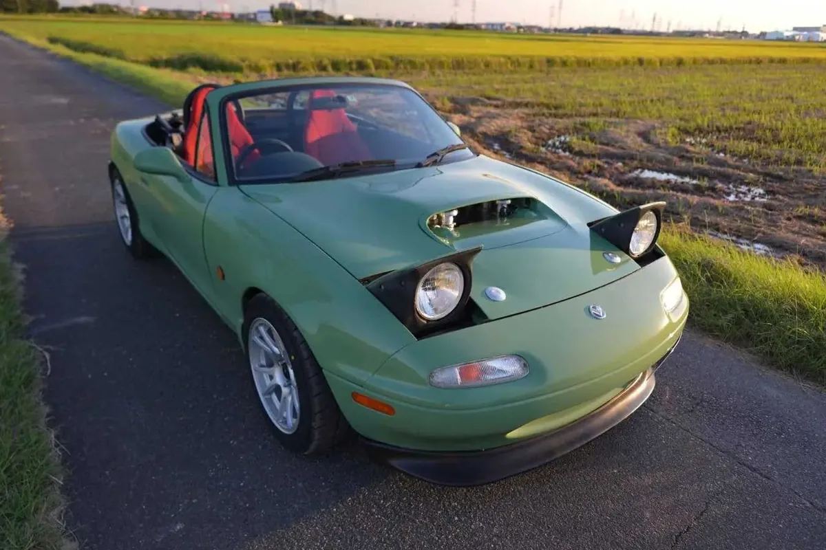 قلب ایتالیایی در سینه رودستر ژاپنی؛ تجهیز مزدا MX-5 به پیشرانه V8 فراری!