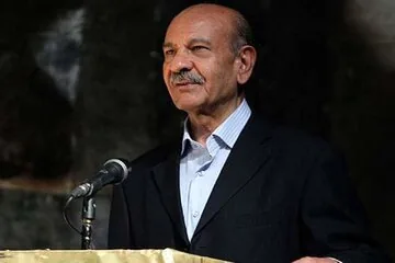 سنگ مزار فردوس کاویانی با نقشه ایران + عکس