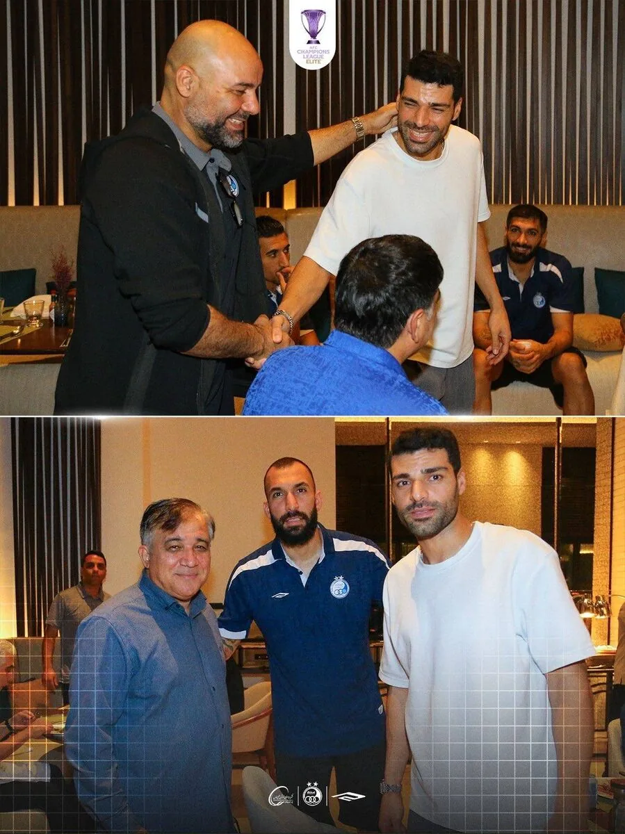 طارمی به استقلالی‌ها پیوست/ سورپرایز آبی‌ها با حضور یک پرسپولیسی +عکس