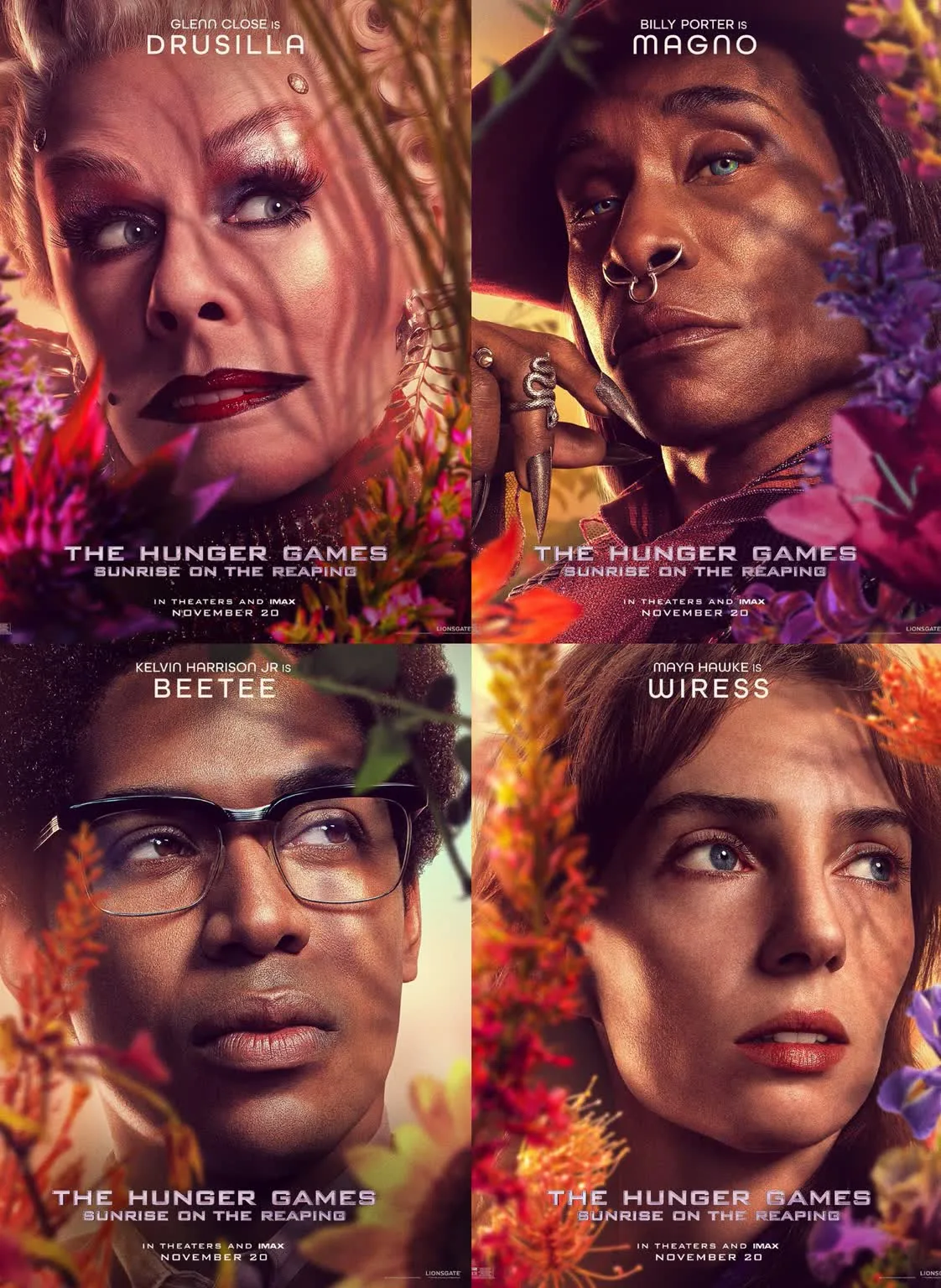 پوسترهای شخصیت‌های فیلم The Hunger Games: Sunrise on the Reaping منتشر شد | گیمفا