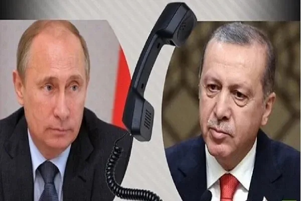 اردوغان و پوتین گفتوگو کردند