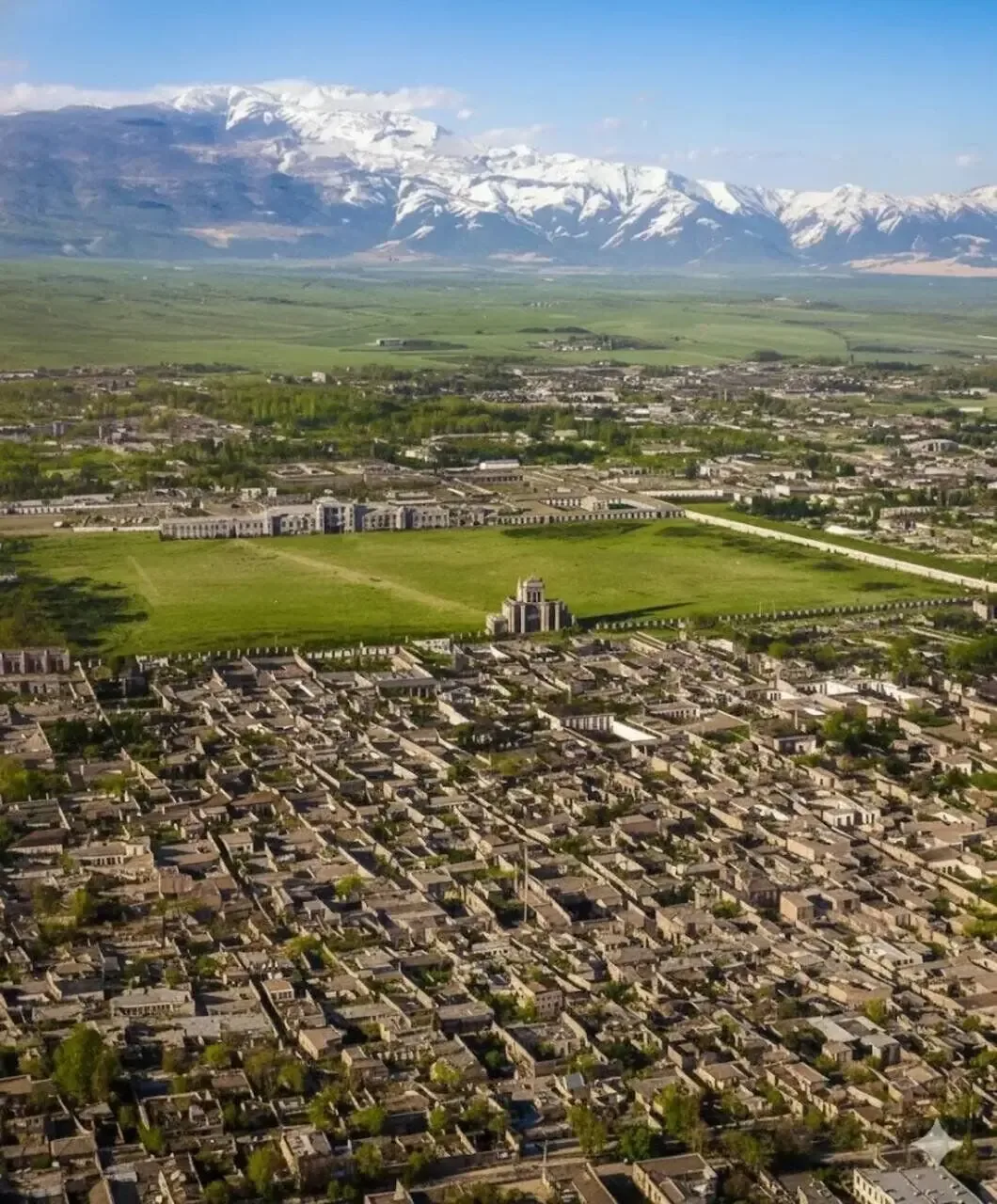 عکس جذاب هوایی از تهران در دوره قاجار از نگاه یک خلبان سوئیسی