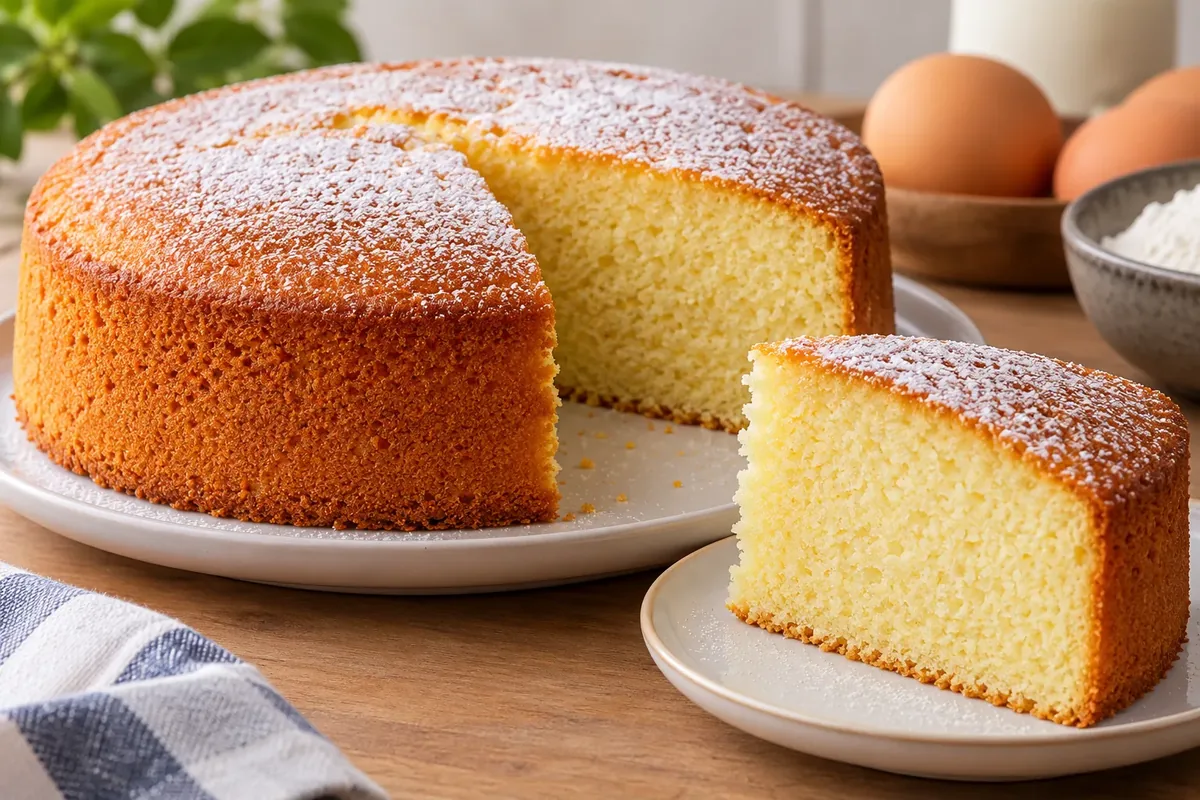 طرز تهیه کیک وانیلی پف دار بدون فر و با فر (آسان و خوشمزه)