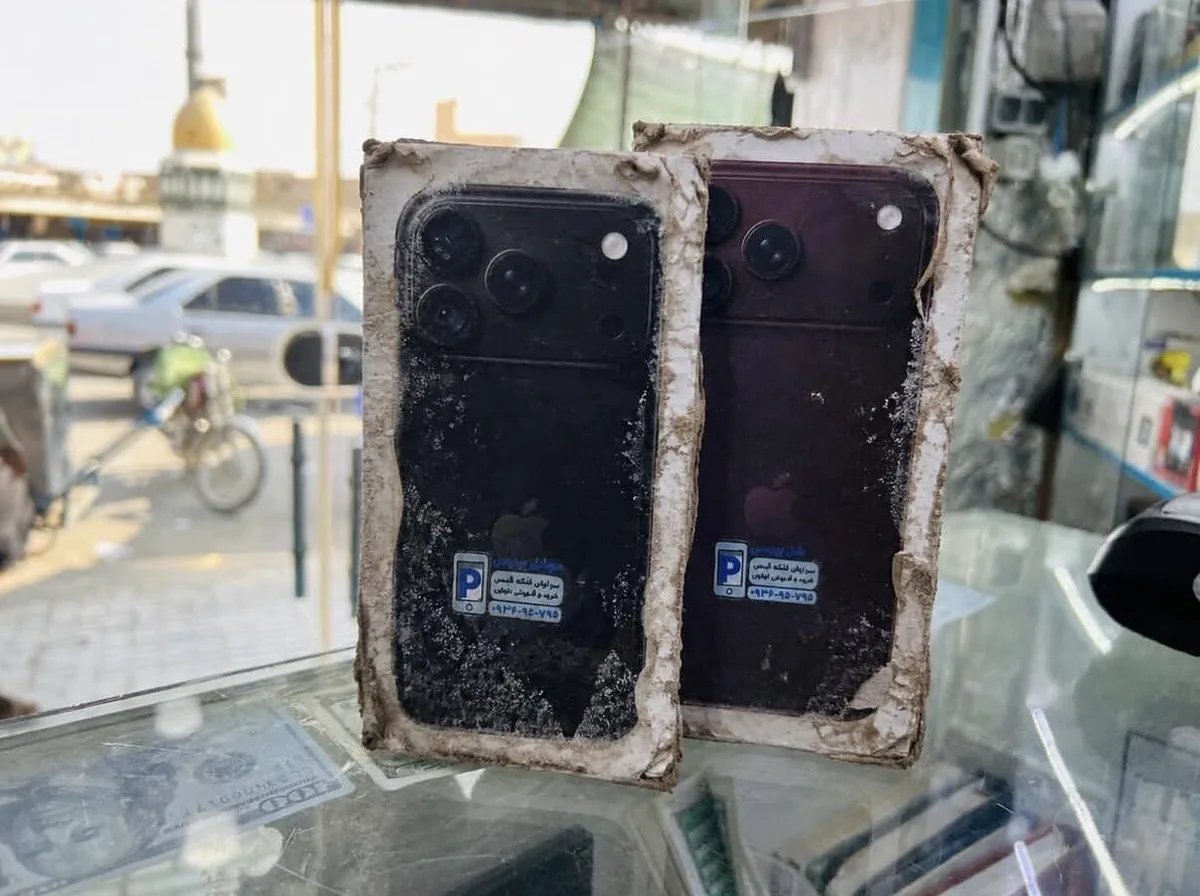 آیفون غرق شده
