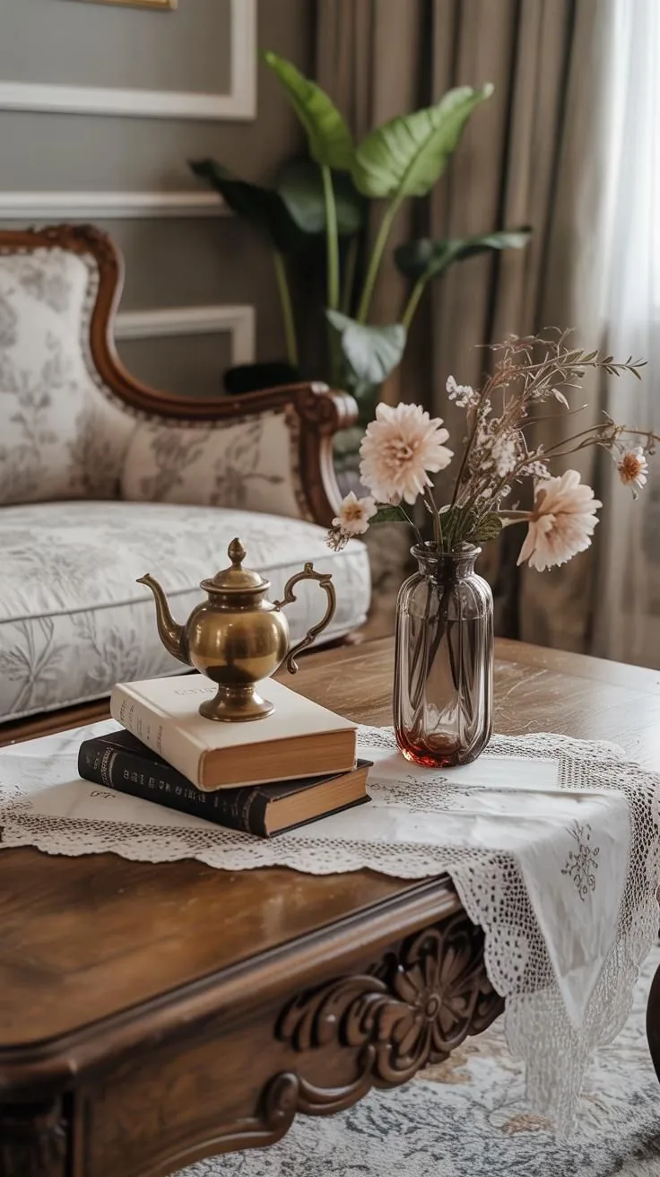 چیدمان روی میز وسط سلطنتی