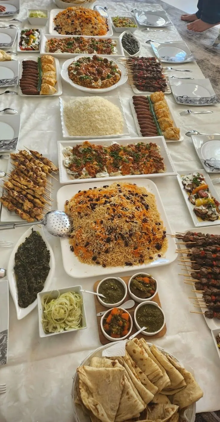 دیزاین میز غذا ایرانی