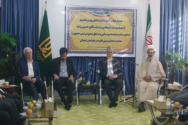 وزیر فرهنگ و ارشاد اسلامی با نماینده ولیفقیه درخراسان شمالی دیدار کرد