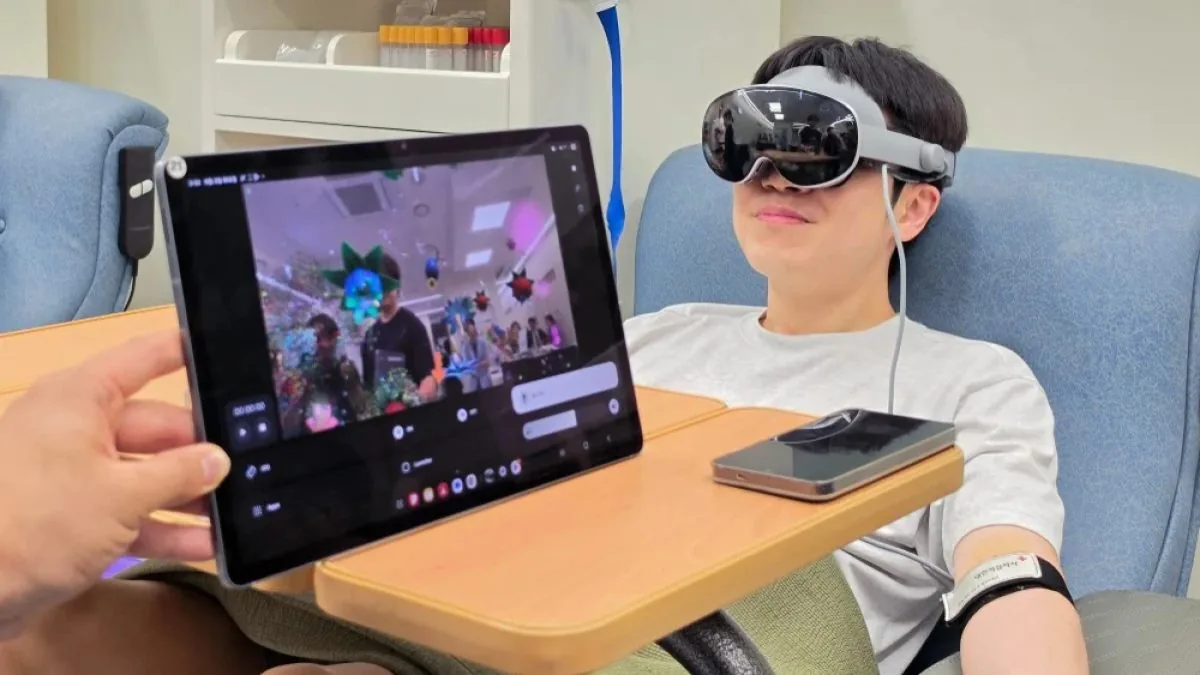سامسونگ با Galaxy XR اهدای خون را به تجربهای آرامشبخش تبدیل کرد