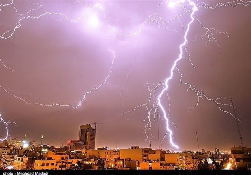 هشدار زرد هواشناسی برای ۲۷ استان/بارش باران و رعدوبرق در راه است