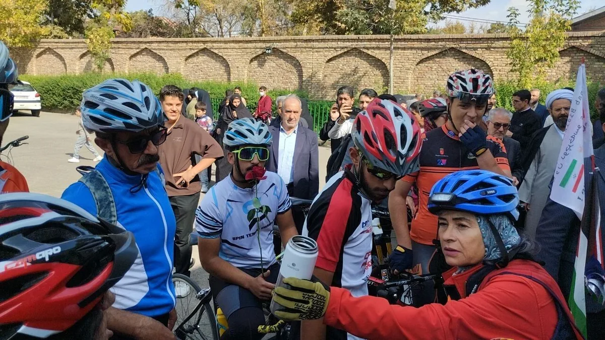 کاروان دوچرخهسواران ترکیه برای گرامیداشت شهدای میناب وارد ایران شد