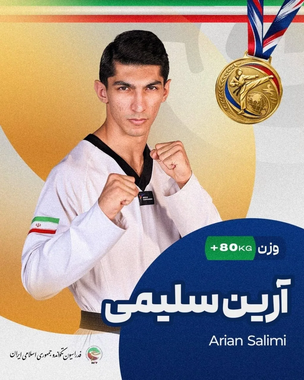 دبل طلایی تکواندو ایران در پاریس؛ زندی و سلیمی قهرمان شدند