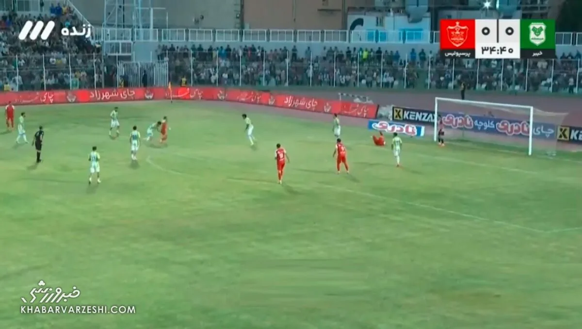 ویدیو| اعلام پنالتی به سود پرسپولیس و رد آن با VAR!