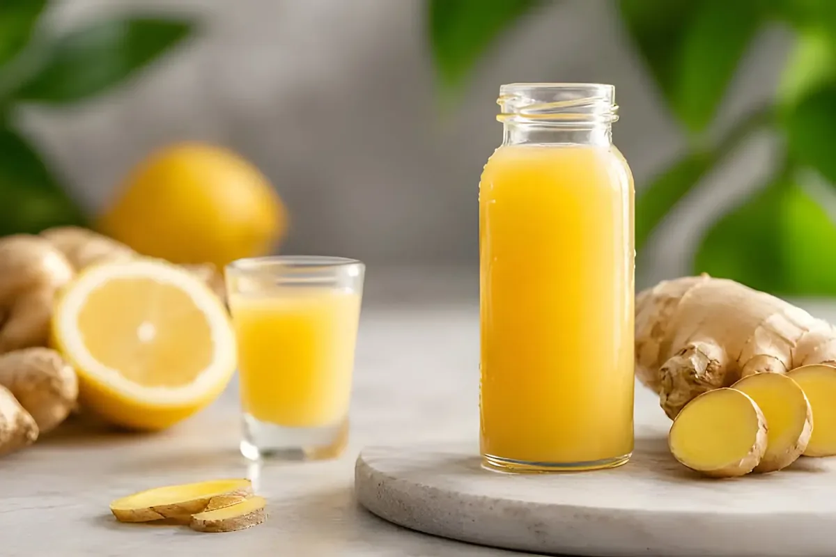طرز تهیه شات زنجبیل تازه؛ نوشیدنی پرطرفدار برای پاییز و زمستان
