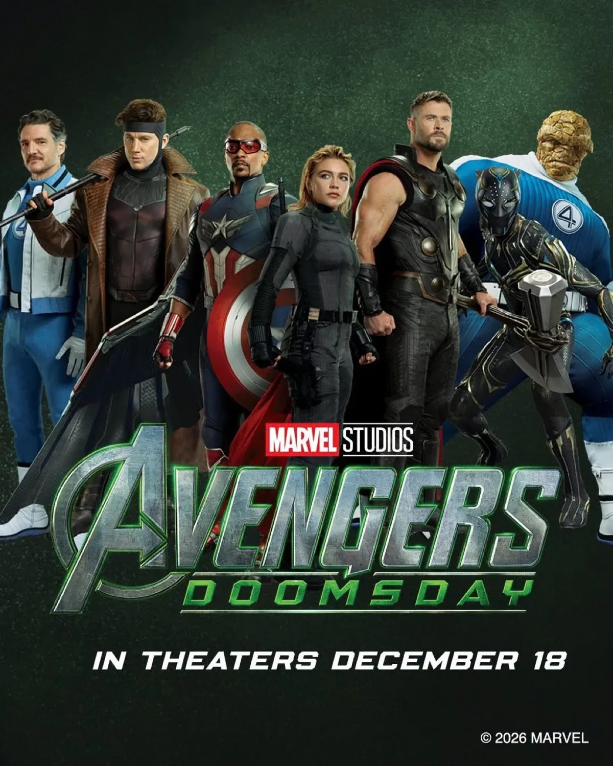 پوستر تبلیغاتی جدیدی از فیلم Avengers: Doomsday منتشر شد | گیمفا