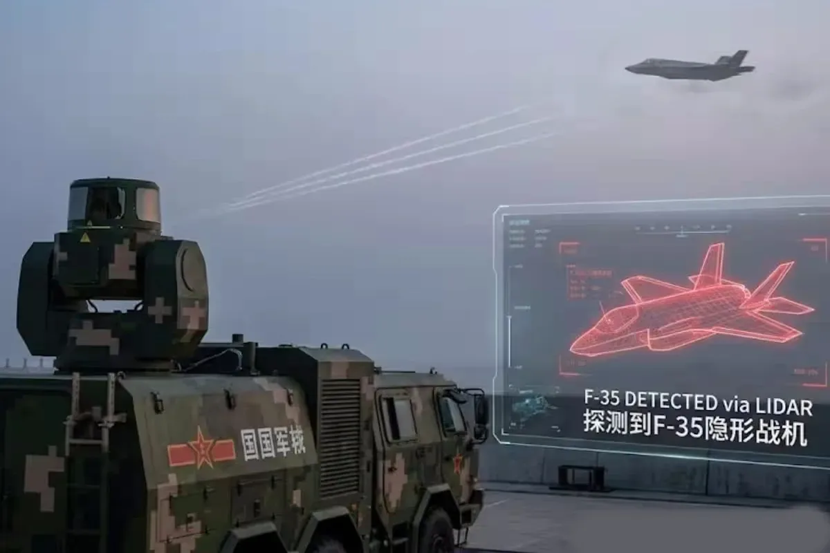 محققان چینی با لیزر توانستند جنگنده آمریکایی F-35 را از فاصله ۶۰ کیلومتری شناسایی کنند