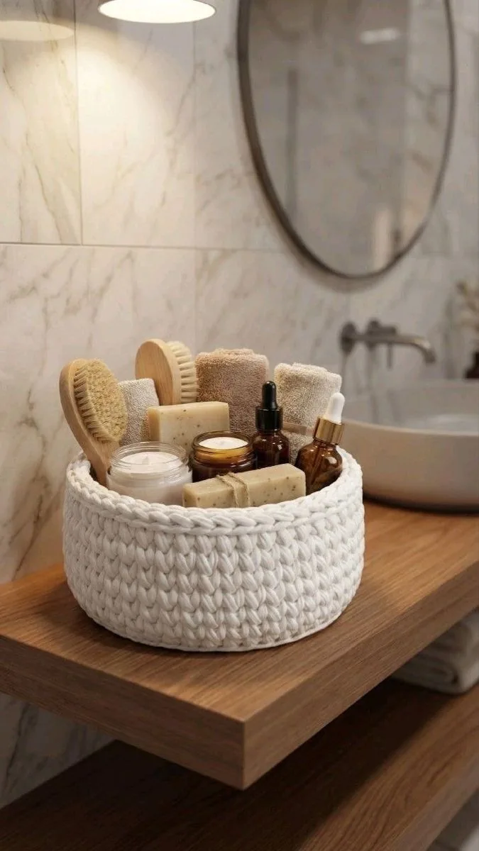 سبد نظم دهنده حمام و دستشویی