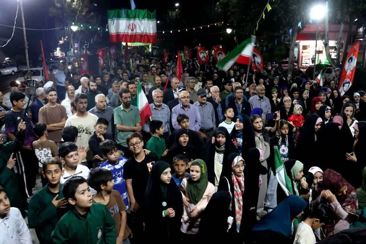 برگزاری مراسم جشن میلاد حضرت زینب (س) ماهدشتی‌ها در قرار شبانه