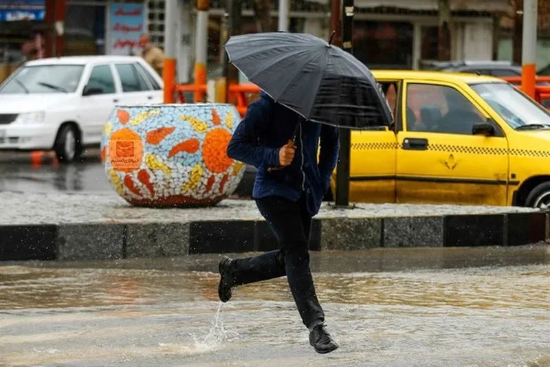 هشدار بارش برای ۲۶ استان