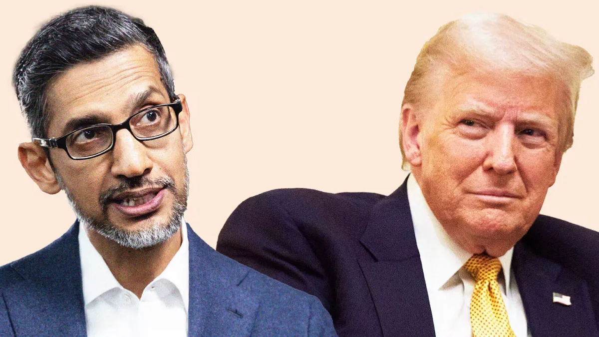 ساندار پیچای ترامپ را از تغییر نام اقیانوس اطلس منصرف کرد
