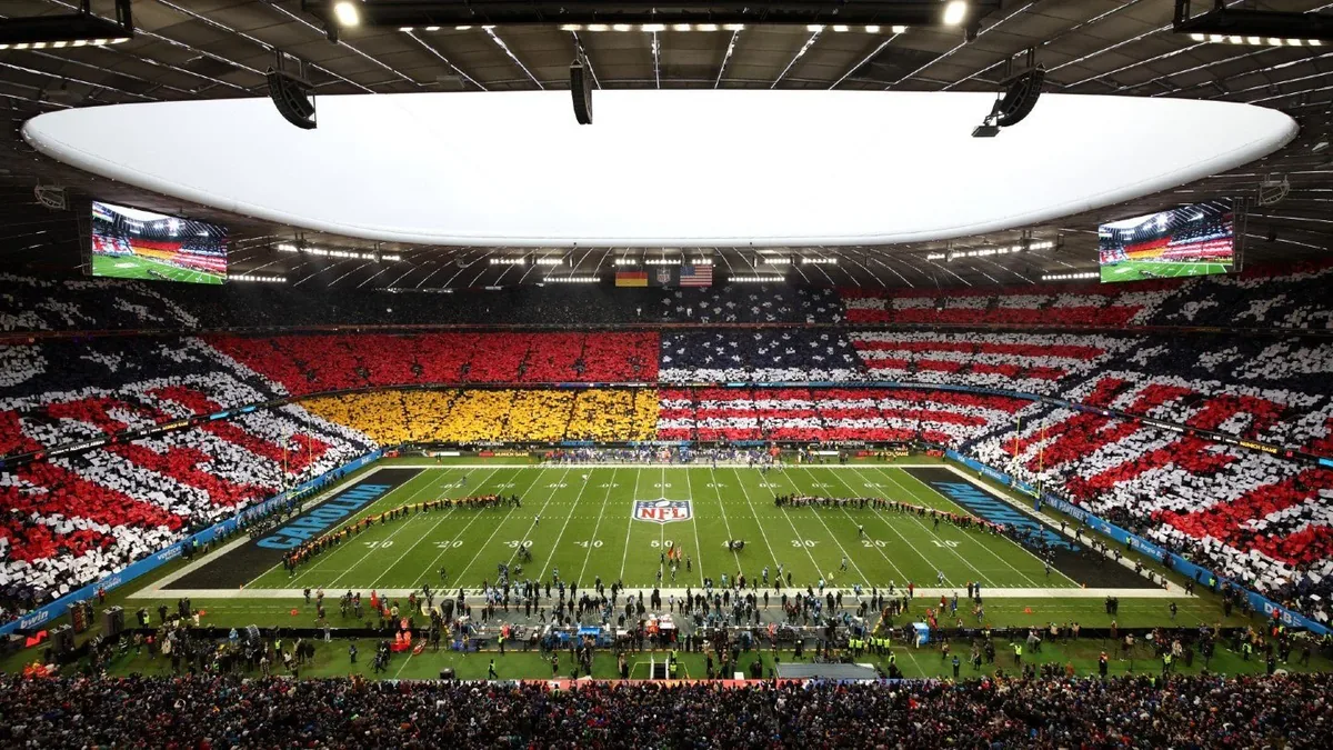 آلیانتس آرنا میزبان NFL میشود؛ پنج روز فرصت برای تعویض چمن دوباره