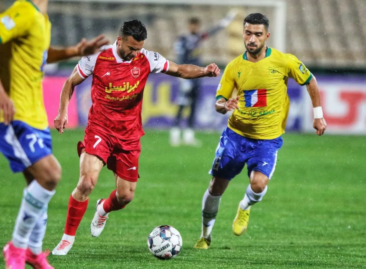 گل اول پرسپولیس به صنعت نفت آبادان توسط بیفوما در دقیقه ۵ + فیلم