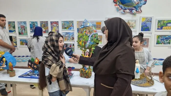 پژواک صدای آب در دستان هنرمندان کوچک البرز؛ کودکان روایتگر تشنگی زمین