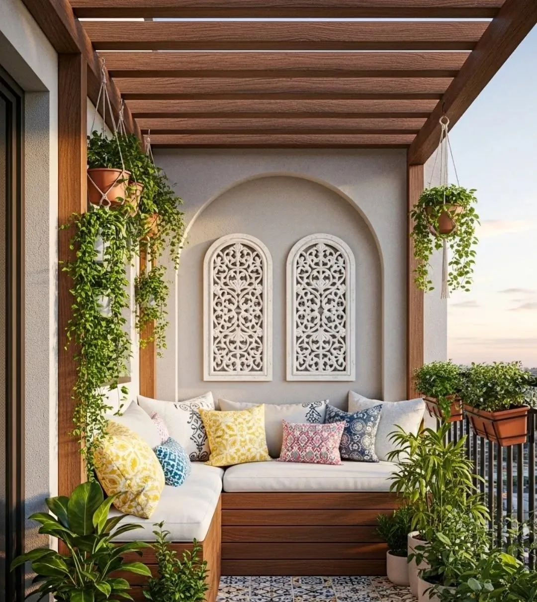 دیزاین بالکن سنتی