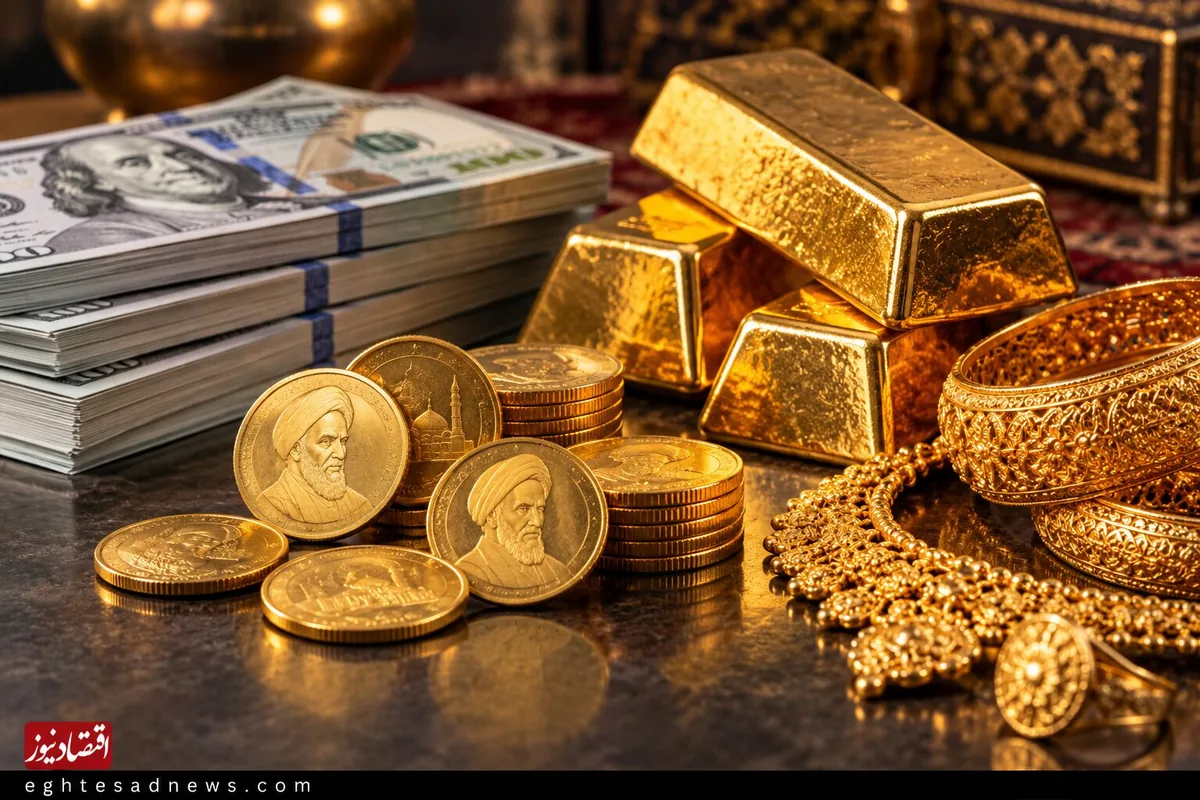 پیش بینی قیمت طلای 18 عیار، دلار و سکه امامی امروز سه شنبه 5 آبان 1405؛ دلار در مرز 270 هزار تومان، طلا در کانال 26 میلیون و سکه در محدوده 265 تا 270 میلیون تومان