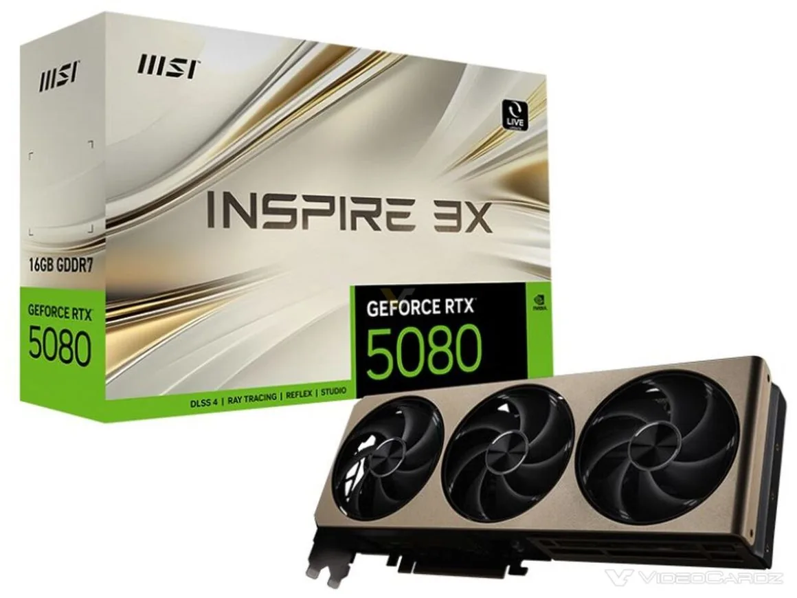 MSI RTX 5080 INSPIRE